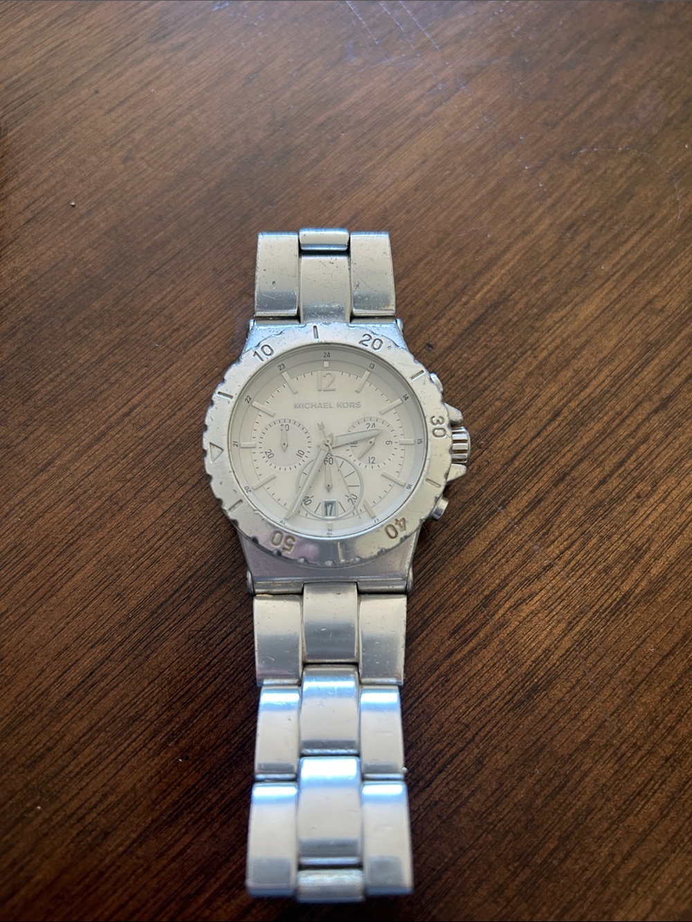 Michael Kors Silver women’s Chronograph Stainless Steel Watch
